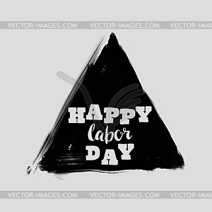 Happy labor day - vector clipart