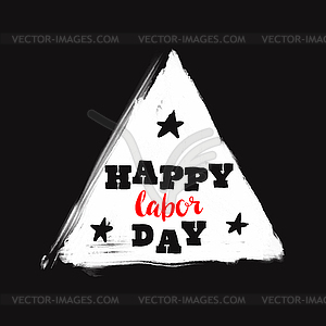 Happy labor day - vector image