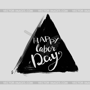 Happy labor day - vector clip art