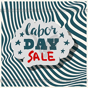 Happy Labour s day inscription - vector image