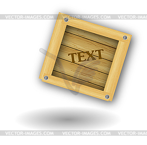 Abstract wood background - vector image