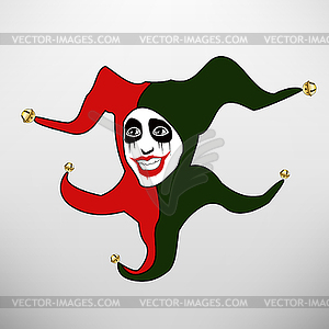 Abstract joker background - vector clipart