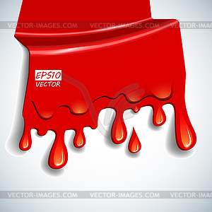 The abstract blood background - stock vector clipart