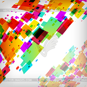 The abstract square colorful background - vector clipart