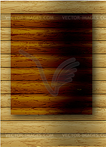 Abstract wood background - vector clipart