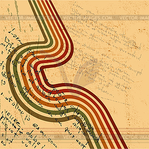 Ретро абстрактного фона - стоковое векторное изображение