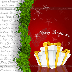 Abstract Christmas Background - vector clip art