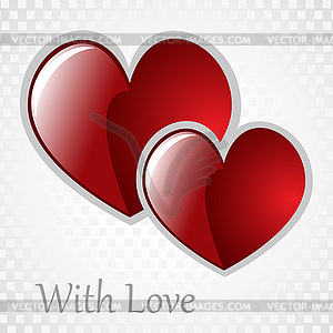 Background Day Valentine - vector image