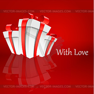 Background Day Valentine - vector image