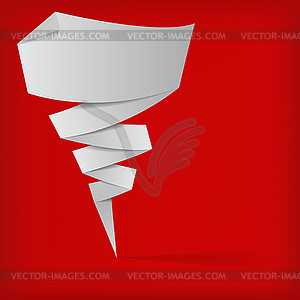 Abstract origami background - vector EPS clipart