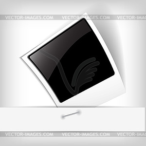 Abstract photo frame - vector EPS clipart