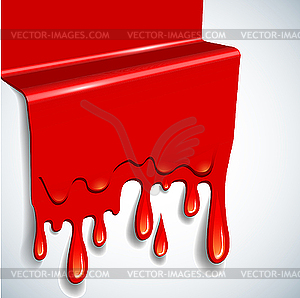 Abstract blood drops - vector clipart