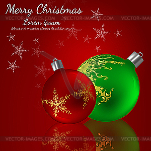 Christmas card - vector clipart