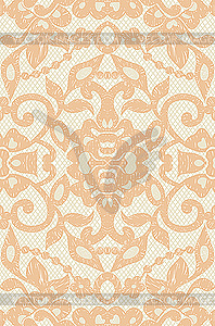 Beautiful floral beige lace - vector EPS clipart