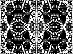 Simple lace pattern - vector clip art