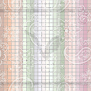  seamless paisley tile pattern - vector clip art
