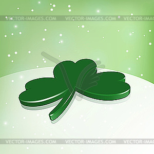 Green shamrock - vector clipart