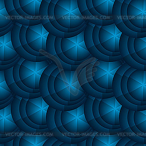  abstract seamless background with blue circles - vector clip art