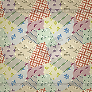 Seamless retro pattern - vector clip art