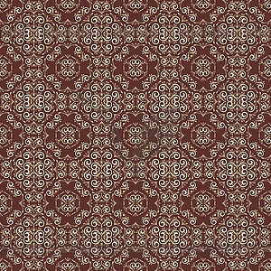 Vintage seamless floral pattern - vector clipart