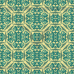 Vintage seamless floral pattern - vector image