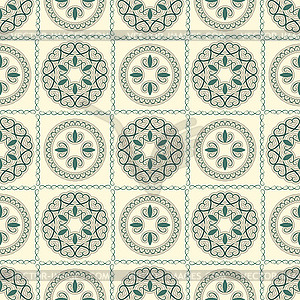 Seamless bright pattern, oriental style - vector clip art