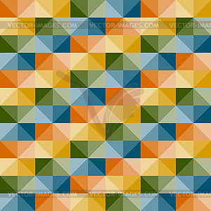 Seamless geometric pattern with 3d illusion - vector clip art