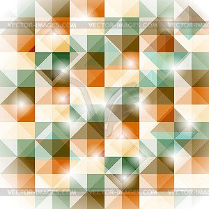 Seamless geometric pattern with 3d illusion - vector clipart