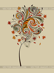 Autumn Tree - vector image