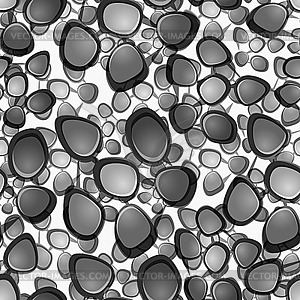 Seamless abstract monochrome pattern - vector image