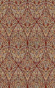 Seamless oriental floral pattern - vector clip art