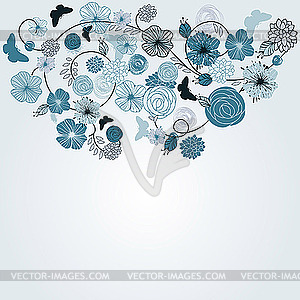 Floral pattern - stock vector clipart