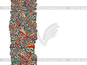 Абстрактные цветочные декоративные бесшовные фон - векторная иллюстрация
