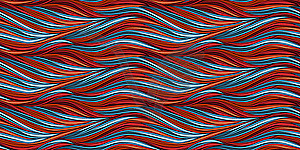 Seamless waves - vector image