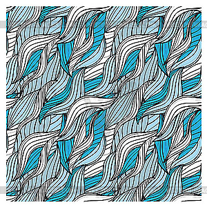 Seamless abstract pattern in blue - vector EPS clipart