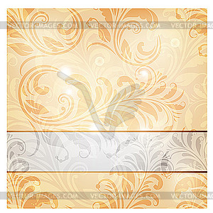 Seamless spring floral pattern - vector image