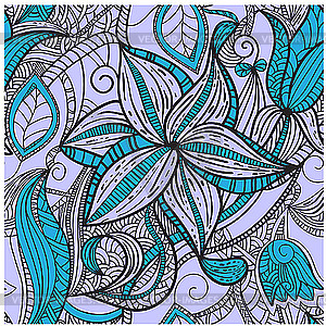 Seamless floral pattern - vector image