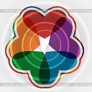 Pattern with hearts - vector image