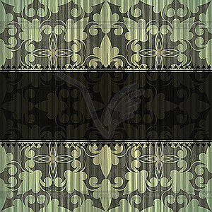 Seamless grungy vintage pattern - vector clipart