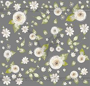 Flower background - vector clip art