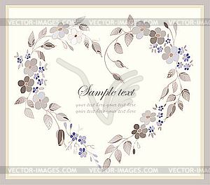 Valentines frame - vector clipart