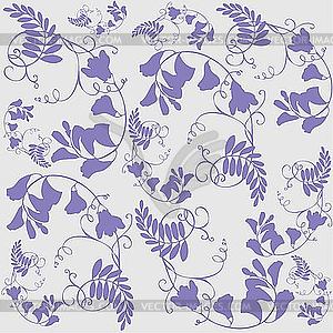 Flower background - royalty-free vector clipart