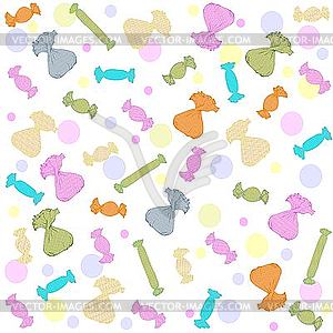 Confectionery background - vector EPS clipart