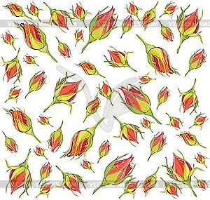 Flower background - vector clip art