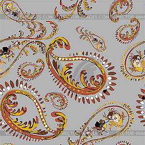 Background of paisley ornament - vector image