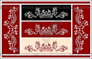 Vintage borders - vector clipart