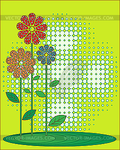 Floral background - vector clipart