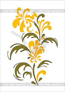 Floral element - stock vector clipart