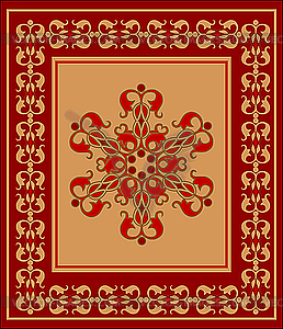 Background with ornament - vector clip art