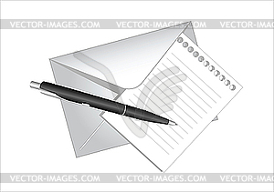 Postage accessories - vector image